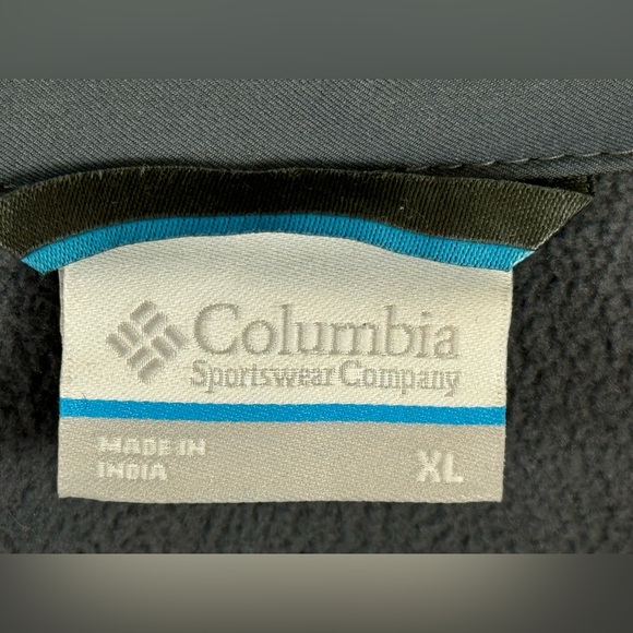 Columbia Ascender Softshell Jacket for Men, Full Zip Gray, Size XL - Picture 9 of 11